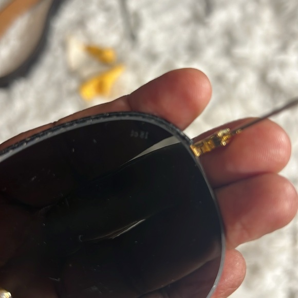 Victoria Beckham 18ct Gold vbs90 c45 sunglasses Black Trim Size 62-13-145 main image 6